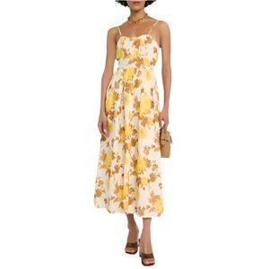 NEW FAITHFULL THE BRAND lora floral midi dress in midsummer floral